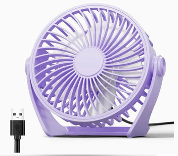 Desktop Table Fan with Night Light